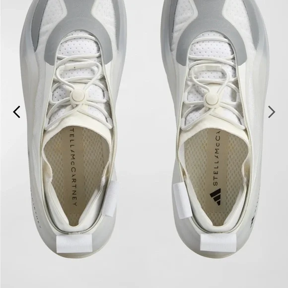 Adidas by Stella McCartney White and Gray Sneakers - Picture 7 of 7